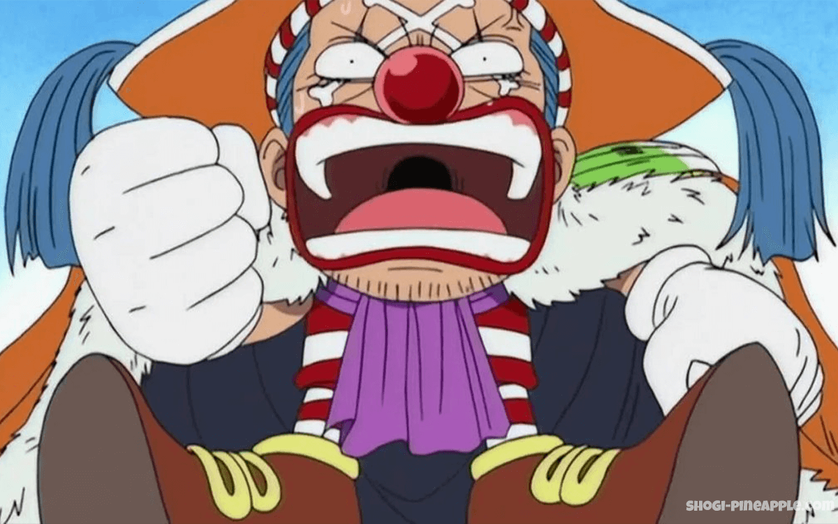 Buggy - One Piece Strong Characters Who Started Out Weak
