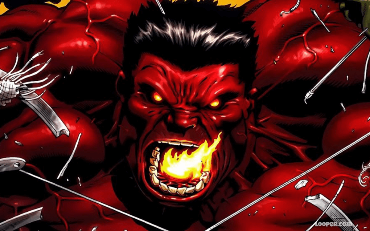 RED HULK - Characters Who Can Lift Thors Hammer