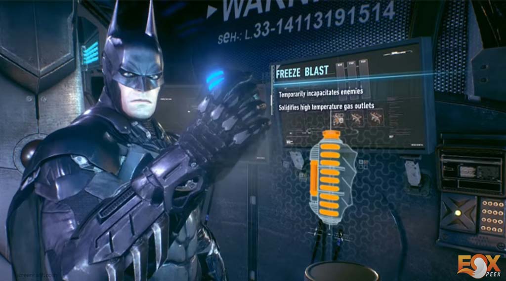 Freeze Blast-Glue Grenade - Best Gadgets In The Batman Arkham Games
