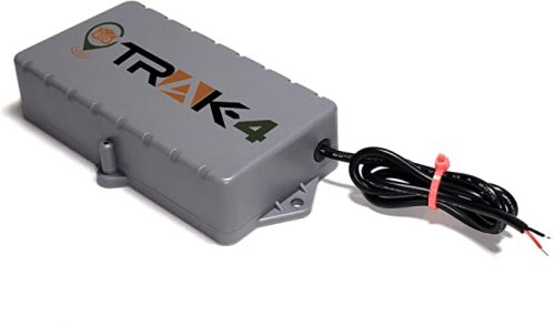 Trak-4 12v GPS Tracker with Wiring Harness for Tracking Equipment, Vehicles, and Assets. Weatherproof.