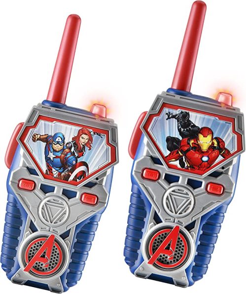 eKids Avengers Endgame FRS Walkie Talkies for Kids, Two Way Radios with Lights & Sounds<br><a href="javascript:void(0)"></a>